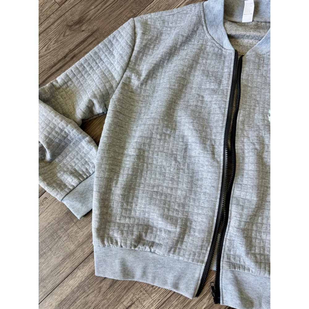 Dolphin Waffle/Bubble Stitched Full Zip Jacket - Ladies XL Fits More M/Lg - Picture 2 of 6